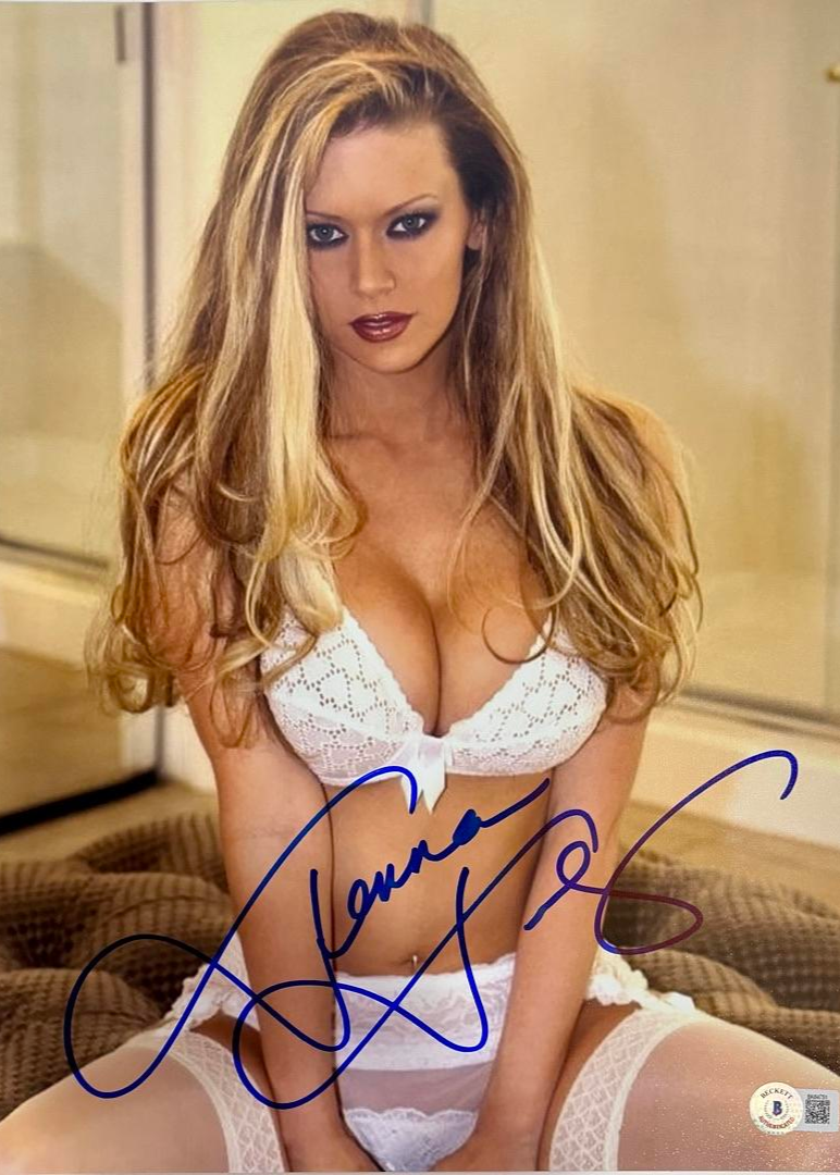 Jenna Jameson Signed 11x14 Photo - Beckett COA #02